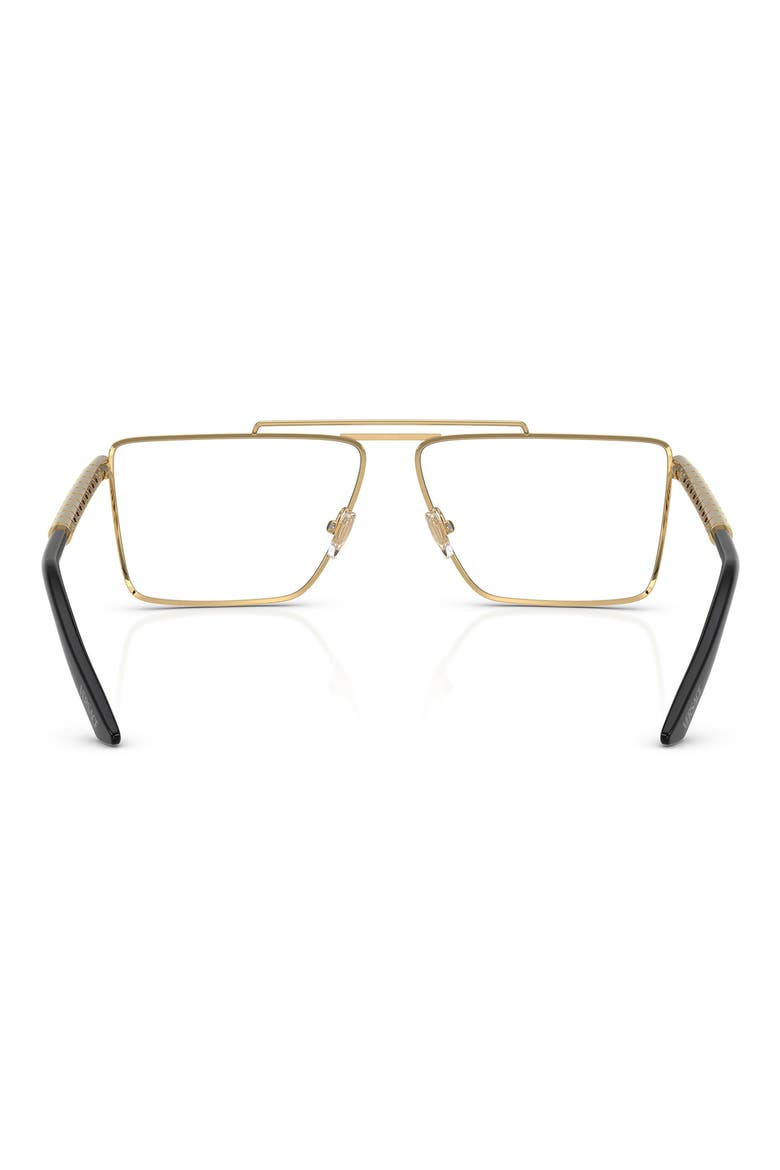 59mm Rectangular Optical Glasses, Alternate, color, GOLD