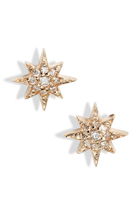 North Star Stud Earrings