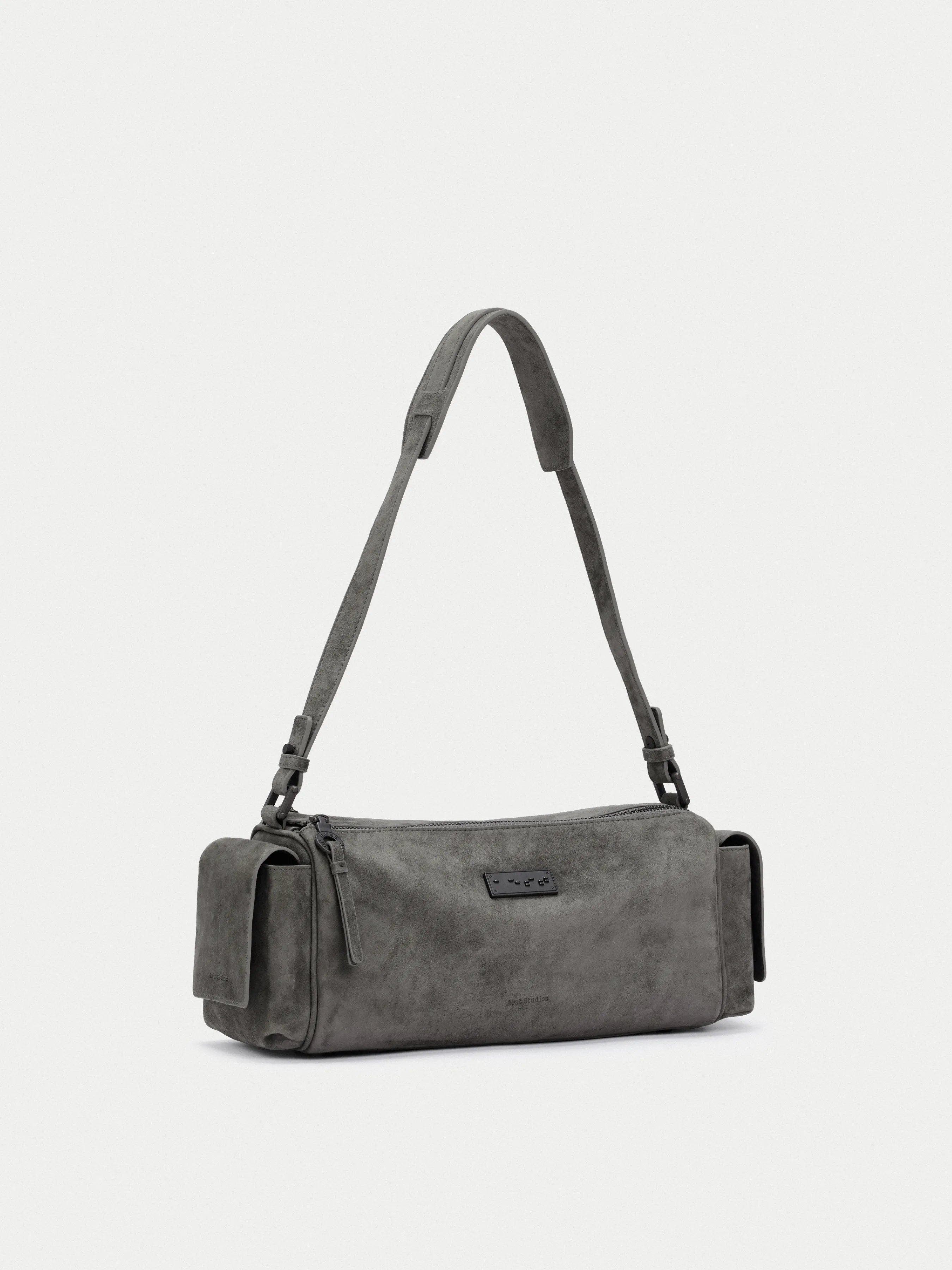 Aest Studios Capture Medium Sling Bag, Alternate, color, Stone Gray Suede