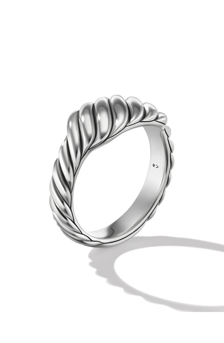 David Yurman Sculpted Cable Contour Ring, Main, color,