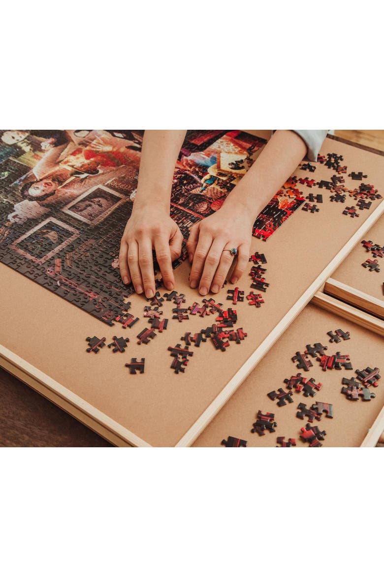 Horror Night Watch Party 1000 Piece Jigsaw Puzzle By Rachid Lotf, Alternate, color, Multi-Color