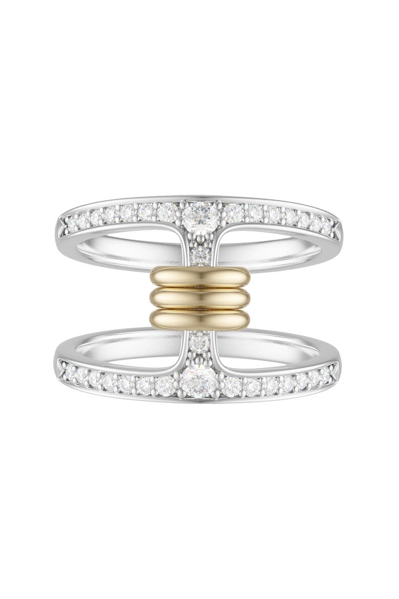 Phantom SK Pavé Ring, Main, color, WHITE-SILVER/GOLD