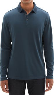 Robert Barakett Georgia Long Sleeve Polo