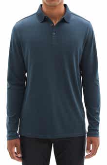 Robert Barakett Georgia Long Sleeve Polo