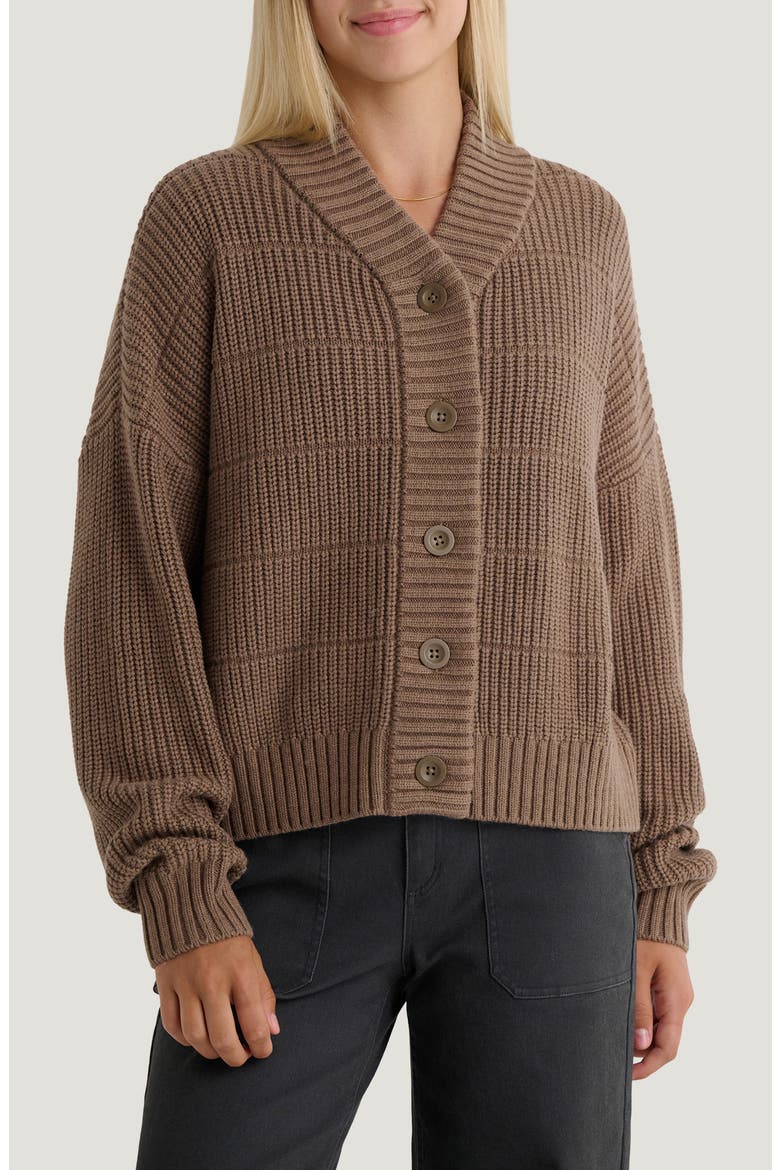 Coastloom Cardigan, Main, color, FOSSIL