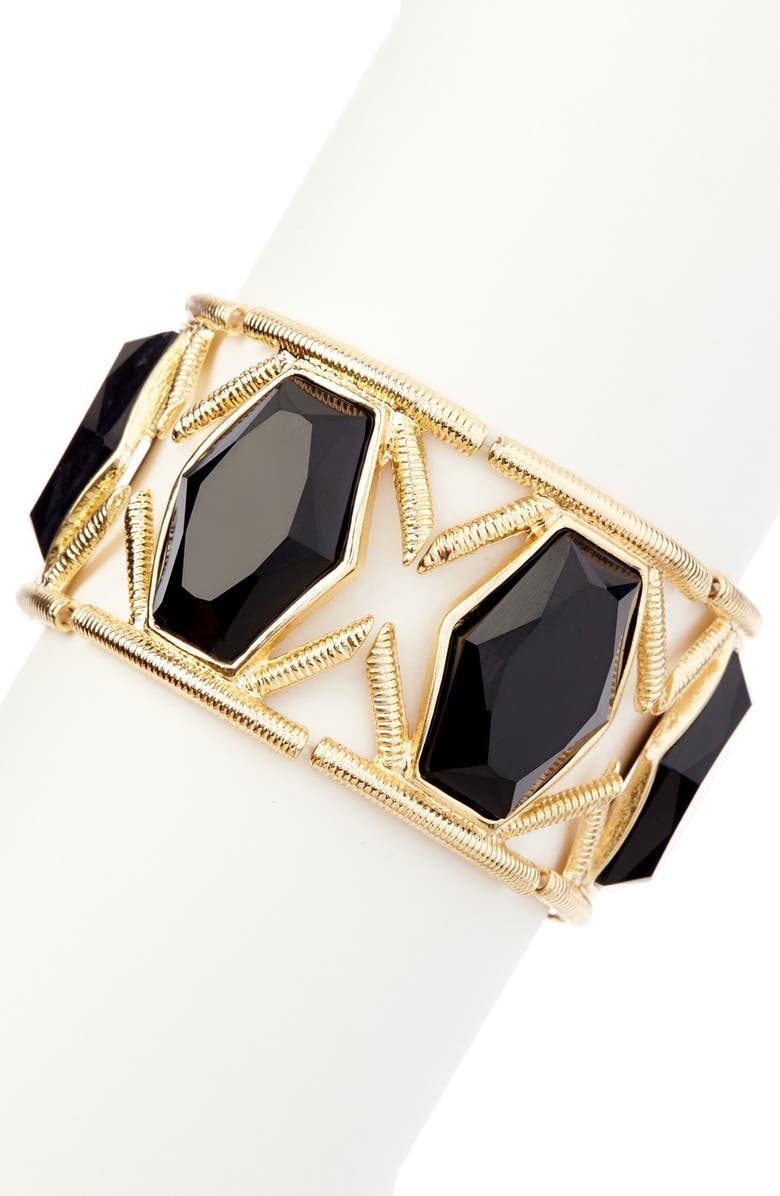 OLIVIA WELLES Geometric Stone Bracelet, Main, color,