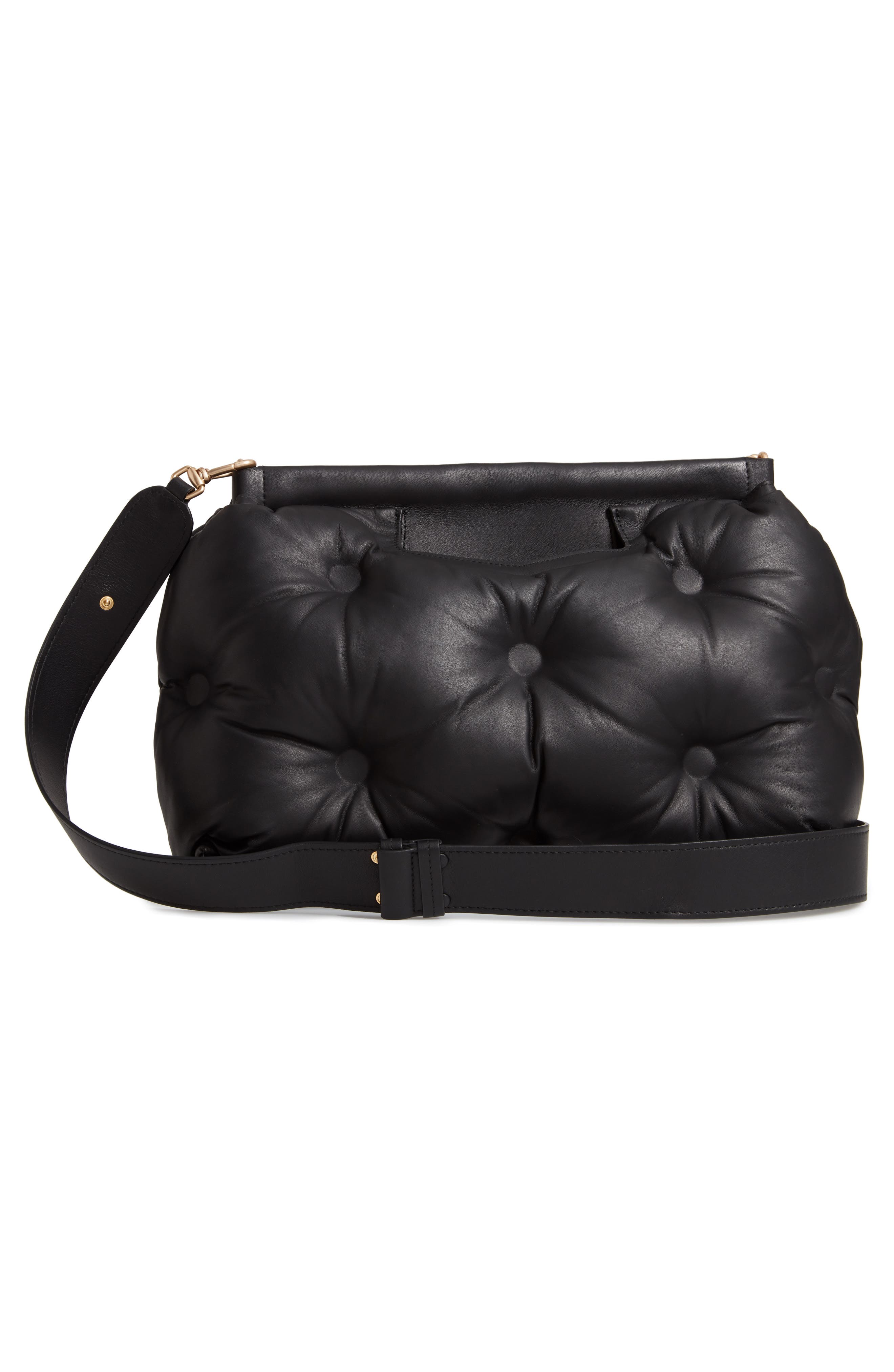 Maison Margiela Medium Glam Slam Leather Shoulder Bag, Alternate, color, 