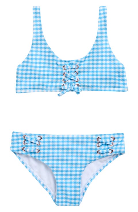 Kids' Gingham Newport 2-Piece Bikini (Big Kid)