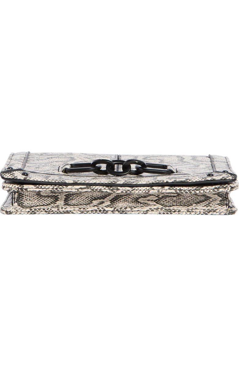 Steve Madden Echo Crossbody Bag, Alternate, color, Black And White Snake Print