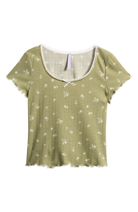 Kids' Lettuce Edge Baby Tee (Big Kid)