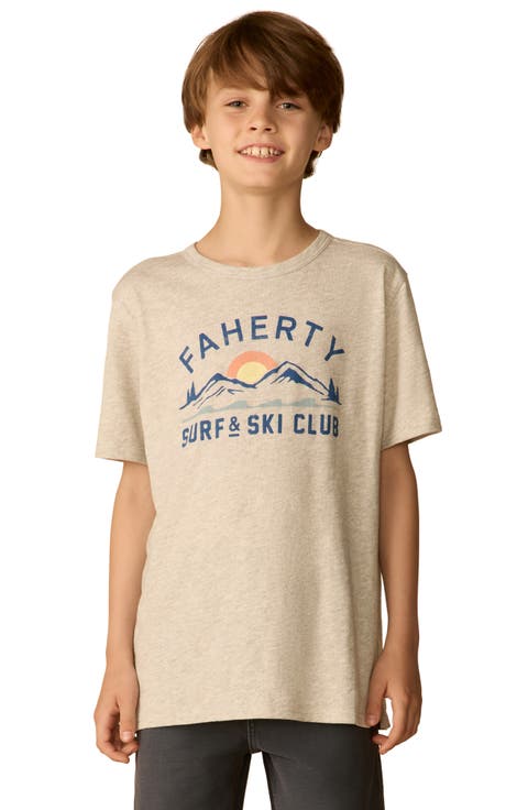 Kids' Surf & Ski Club Graphic T-Shirt