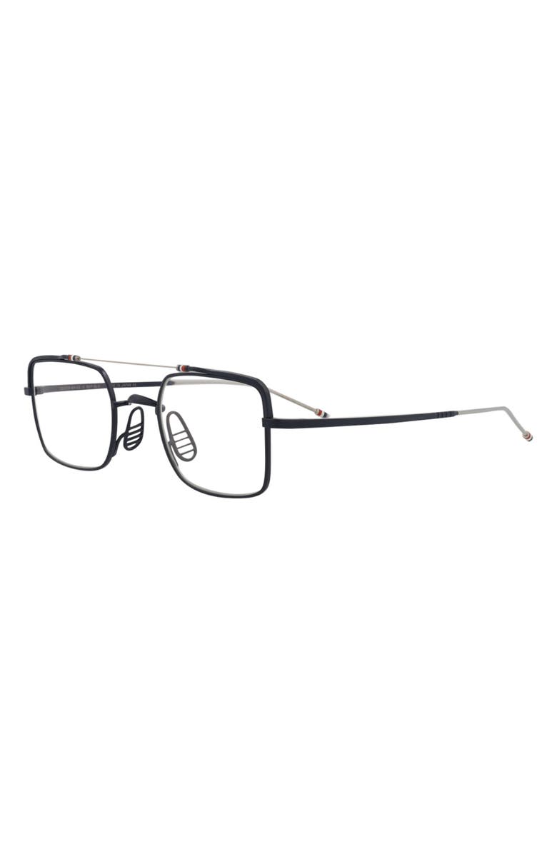 Thom Browne 49mm Rectangular Optical Frames, Alternate, color, 