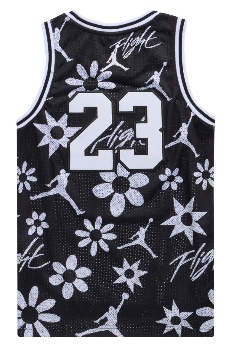 Kids' Jordan Print 23 Jersey, Alternate, color, BLACK WHITE