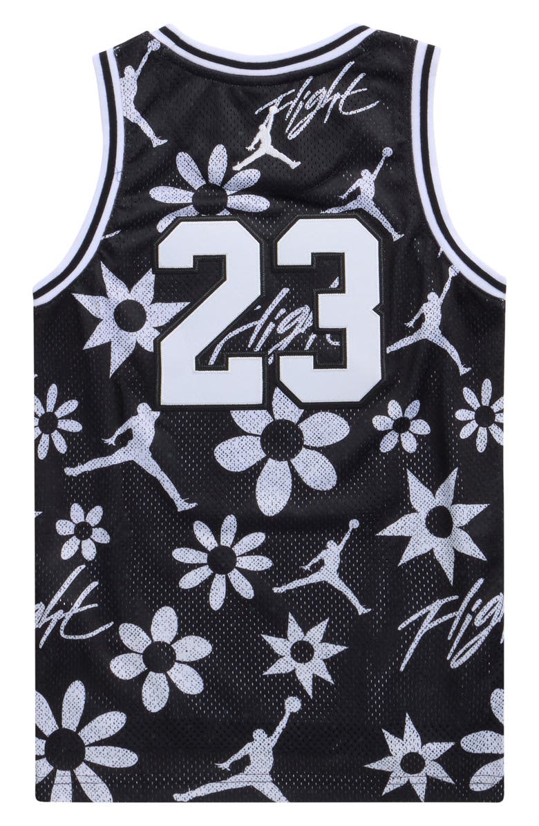 Jordan Kids' Jordan Print 23 Jersey, Alternate, color, Black White
