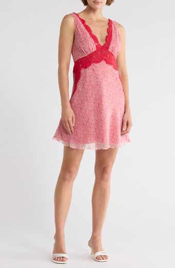 Topshop Floral Lace Minidress