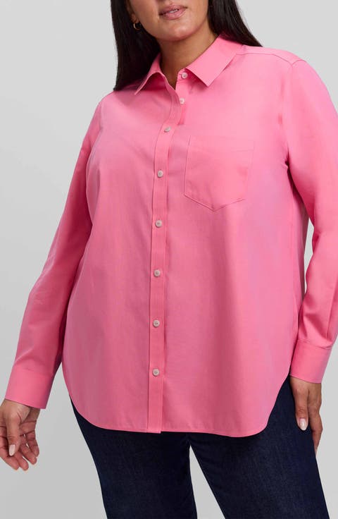 Boyfriend Non-Iron Cotton Blouse