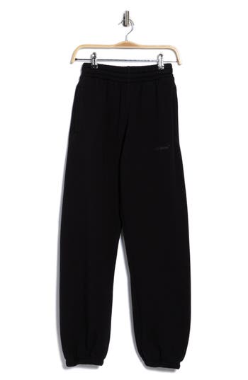 Off-white Diagonal Tab Slim Sweatpants In Black