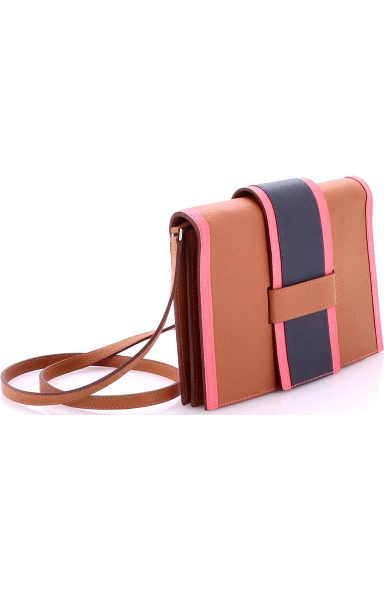 Pre-Owned Hermes H Passant Clutch Shoulder Bag Evercolor, Alternate, color,