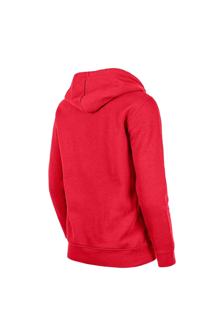 Women's New Era Red Miami Heat 2023/24 City Edition Pullover Hoodie, Alternate, color, Red