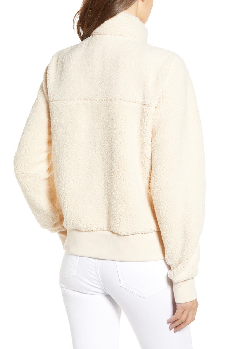 Islae Fleece Jacket, Alternate, color, ECRU