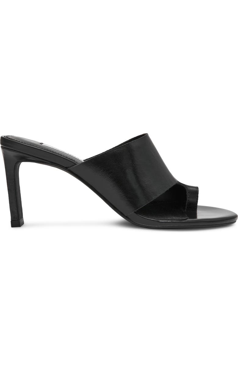 Steve Madden Valentin Slide Sandal, Alternate, color, Black Leather