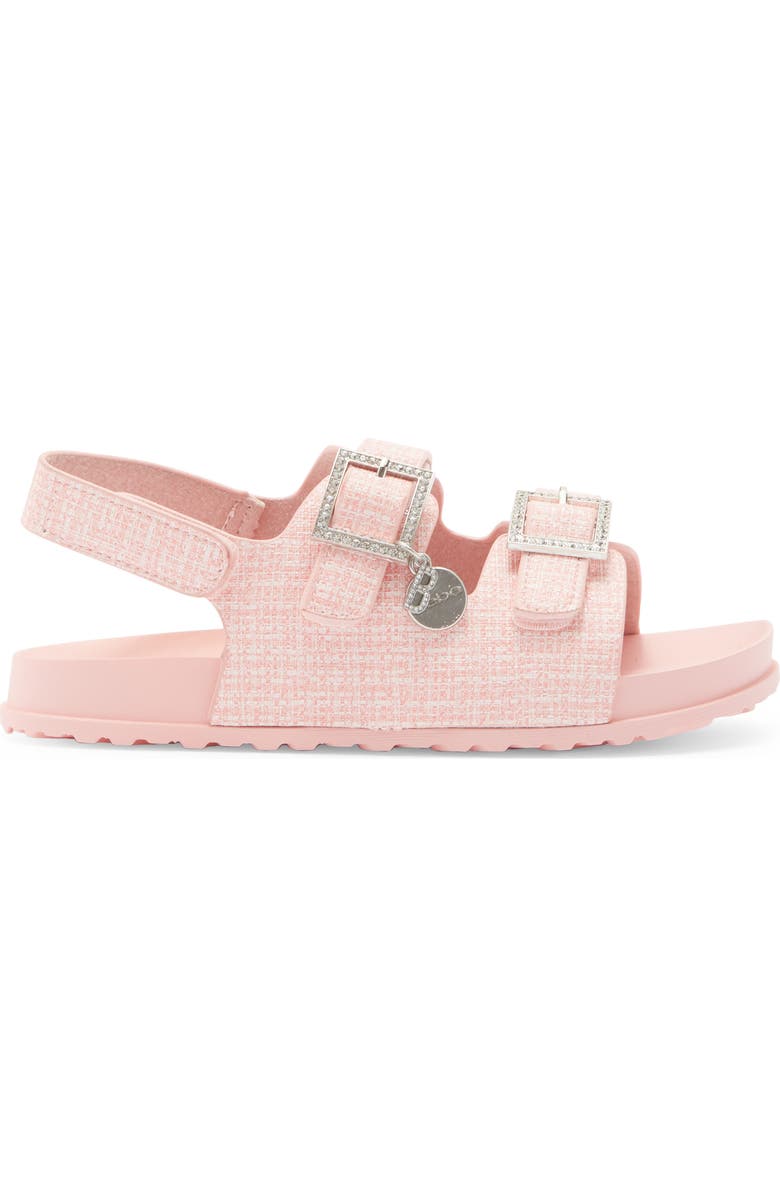 bebe Kids' Charm Slide Sandal, Alternate, color, Pink
