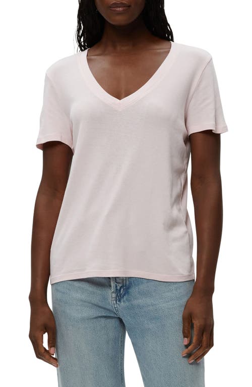 Michael Stars Daria V-neck Tee In Lychee