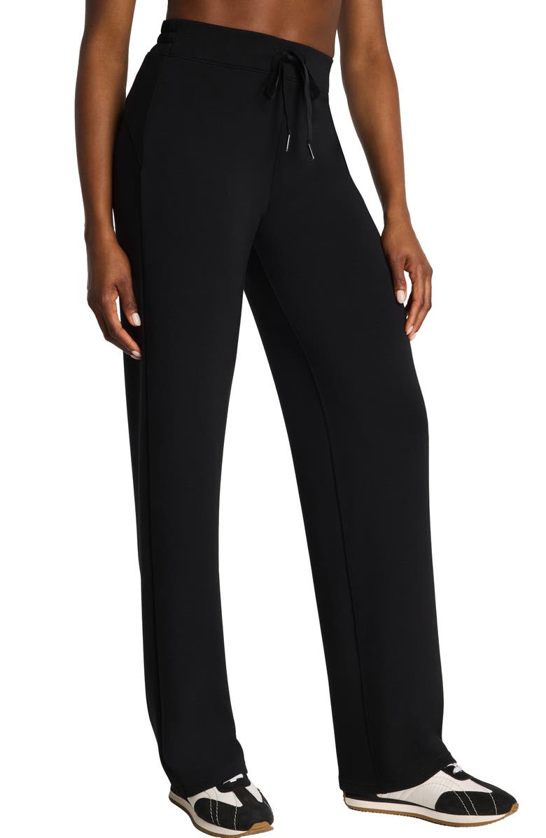 SPANX<sup>®</sup> AirEssentials Straight Leg Pants, Main, color, Very Black