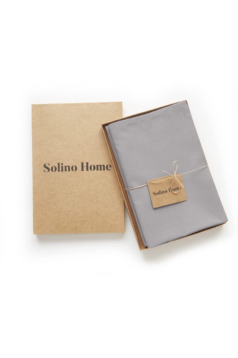 Cotton Linen Plain Dinner Napkins Set of 4, 20 x 20" - Dru, Alternate, color, Light Grey