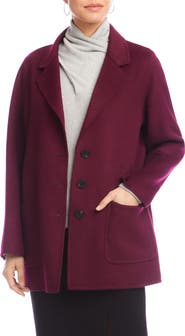 Karen Kane Oversize Brushed Wool Blend Blazer