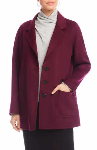 Oversize Brushed Wool Blend Blazer