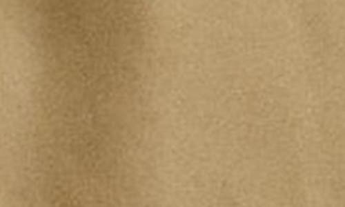 Ralph Lauren Lauren Double Breasted Belted Cotton Blend Trench Coat In Brown