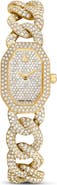 Swarovski Dextera Crystal Gourmette Chain Watch