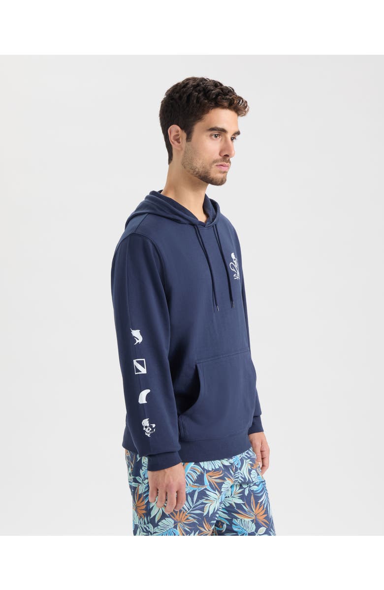 Salt Life Iconic Badge Hoodie, Alternate, color, Navy