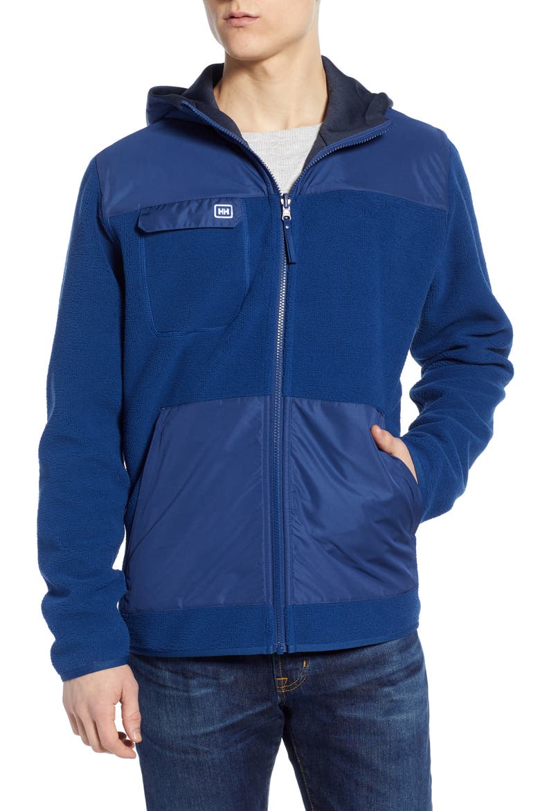 Verket Reversible Zip Hoodie, Alternate, color, CATALINA BLUE