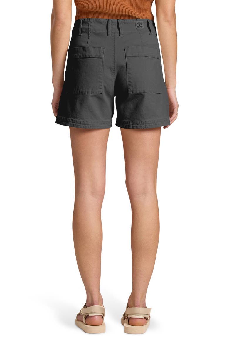 Toby High Waist Shorts, Alternate, color, DARK GALAXY GREY