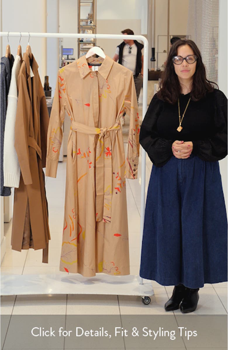 Uta Long Sleeve Shirtdress, sales video thumbnail