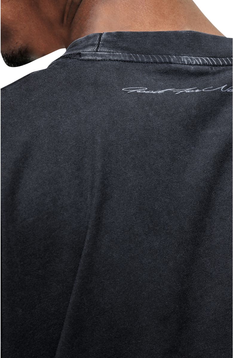 Good For Nothing Drift Washed Printed T-Shirt, Alternate, color, Black