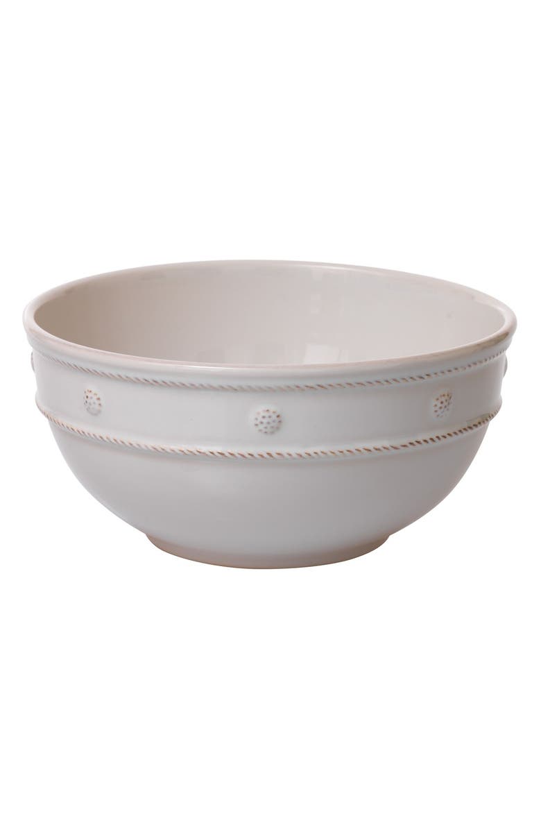 Juliska Set of 3 Berry and Thread Whitewash Nesting Serving Bowls, Alternate, color, Whitewash
