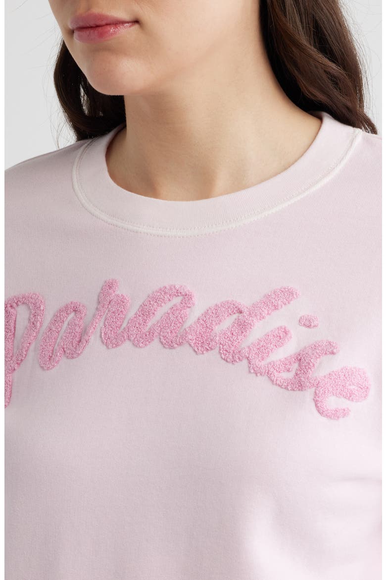 Marina Del Mar Cotton Sweatshirt, Alternate, color, CYBER LIGHT