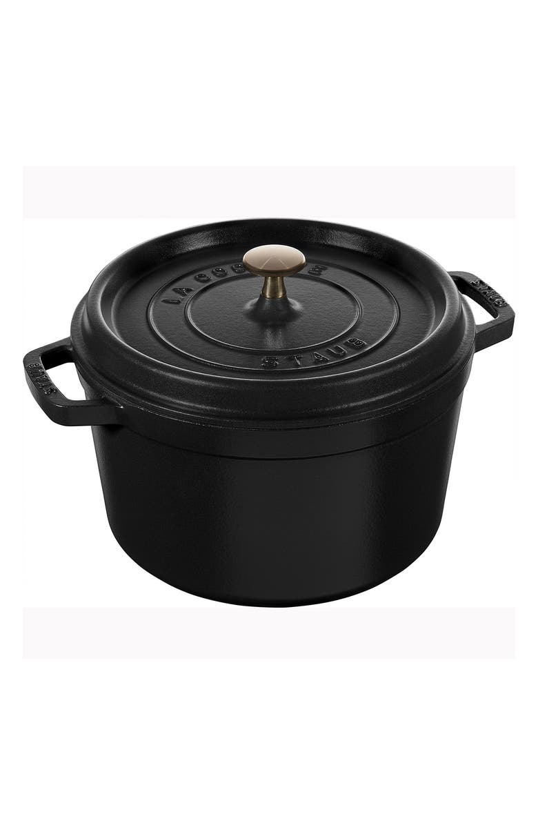 Staub 5-Quart Enameled Deep Cast Iron Dutch Oven, Main, color,