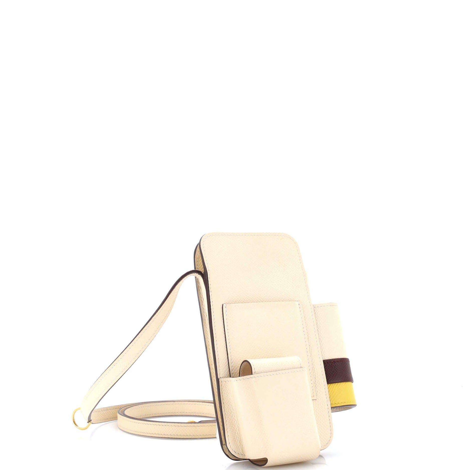 Pre-Owned Hermes Hermesway Phone Case Crossbody Bag Epsom, Alternate, color, Nata
