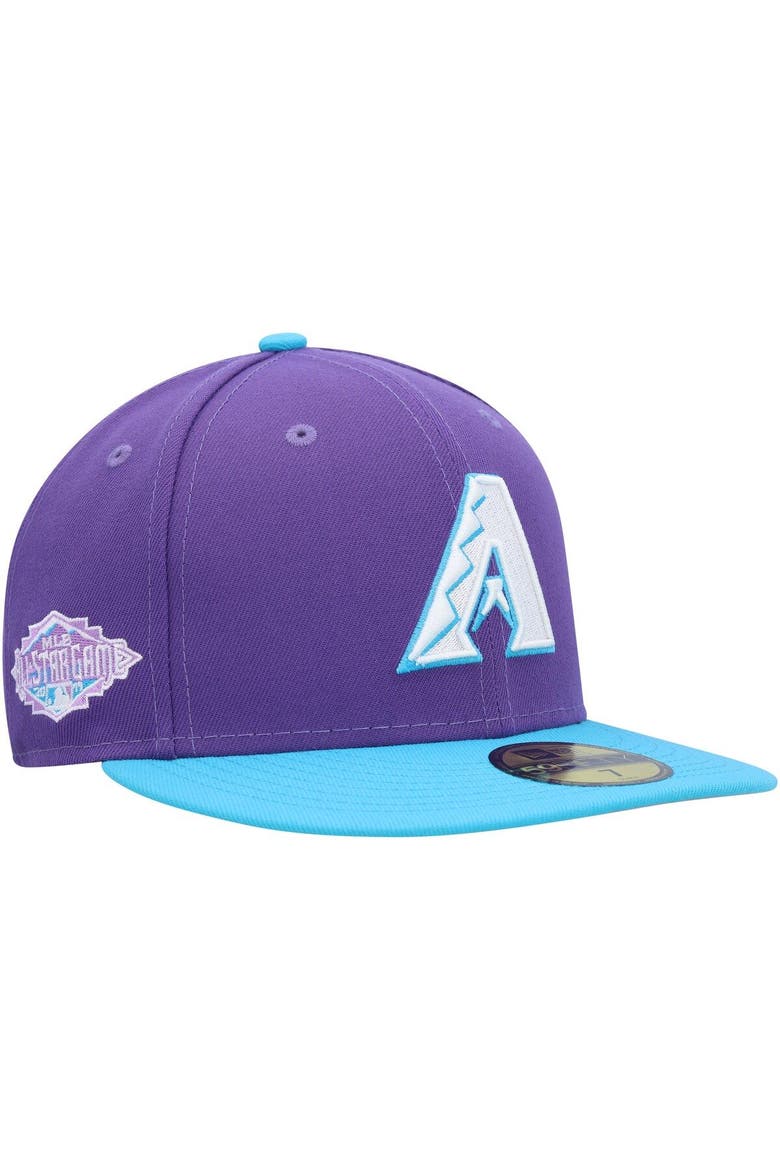 Men's New Era Purple Arizona Diamondbacks Vice 59FIFTY Fitted Hat, Main, color, Purple