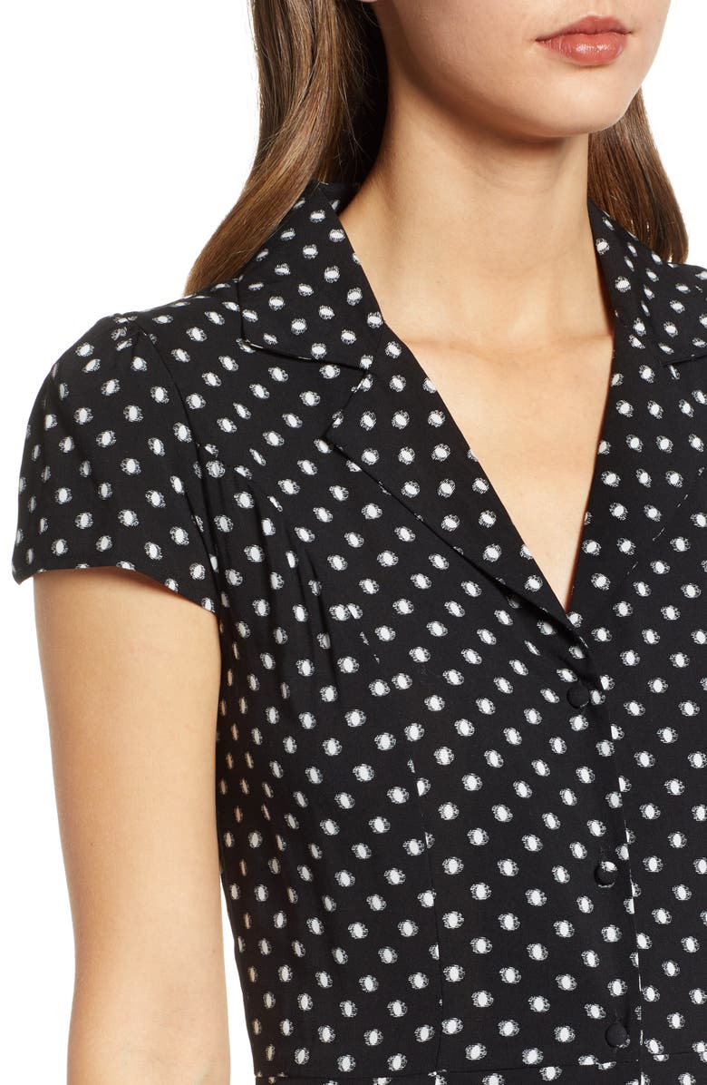 Row A Polka Dot Maxi Dress, Alternate, color,