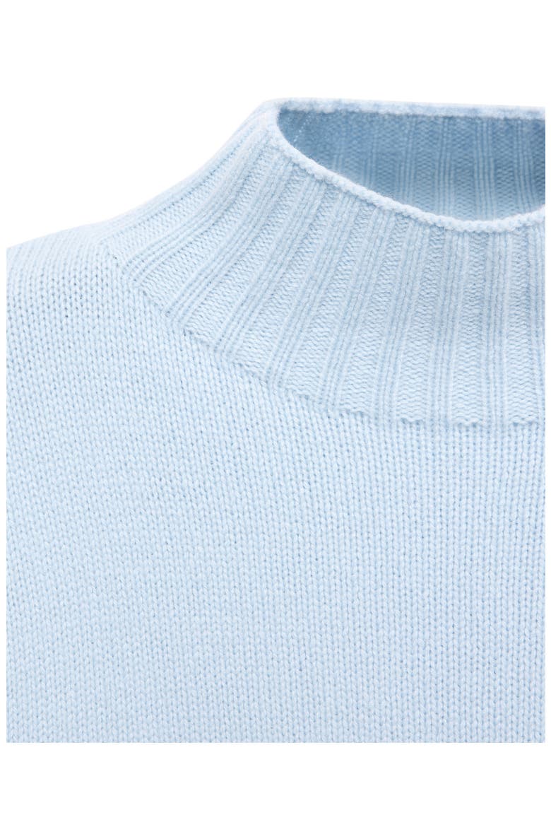 Mock Neck Sweater, Alternate, color, SKY BLUE