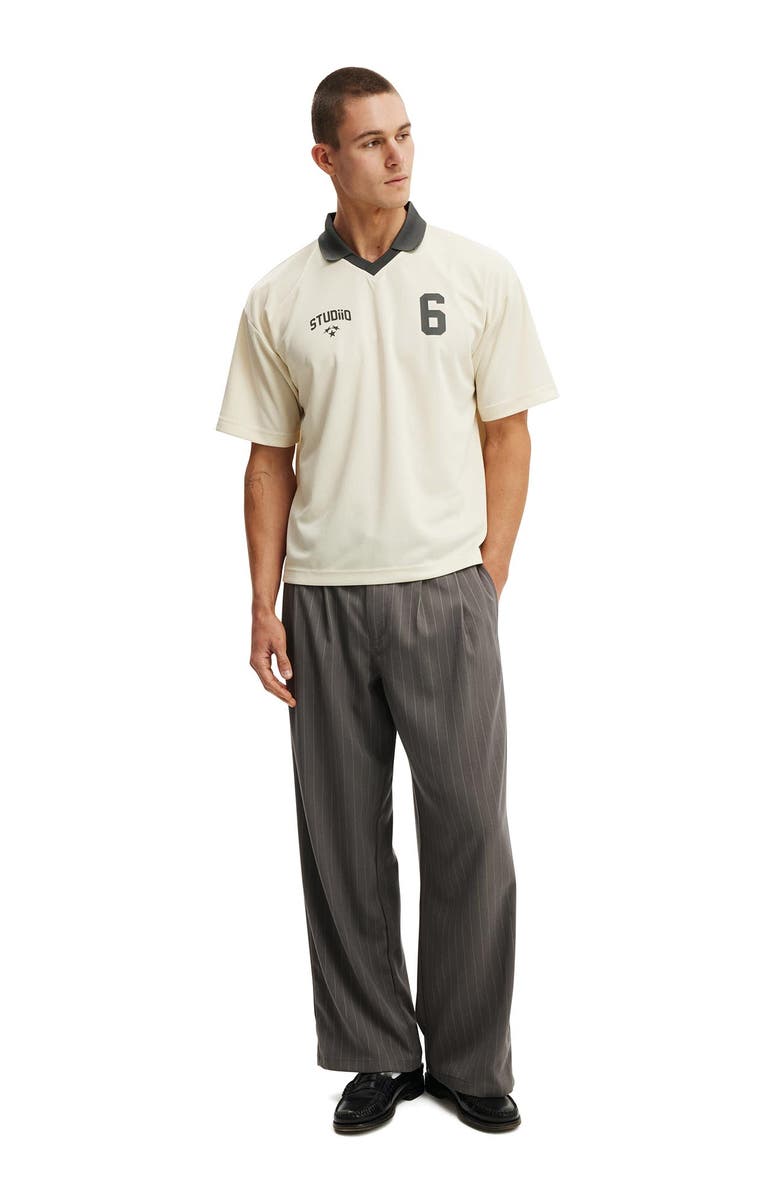 Cotton On Men's Cropped Sports Jersey, Alternate, color, Creampuff Studiio Star