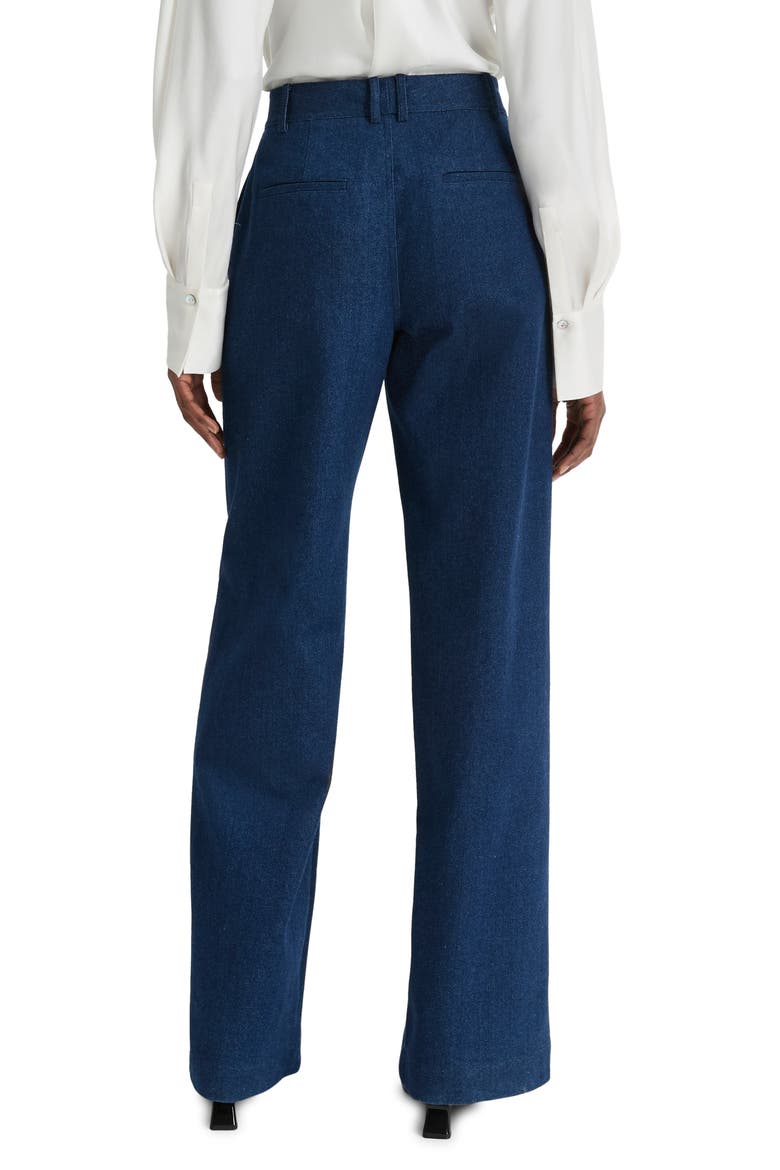 Pintuck Wide Leg Pants, Alternate, color, INDIGO