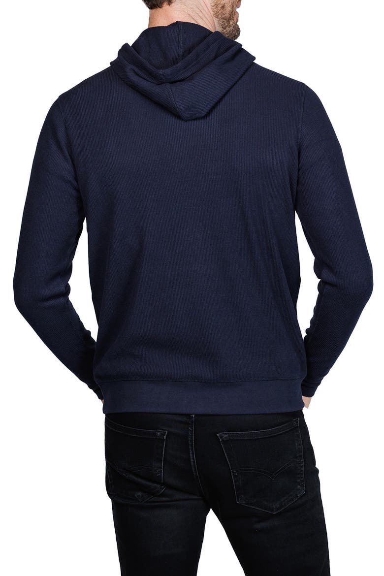 Cozy Knit Hoodie, Alternate, color, NAVY HEATHER