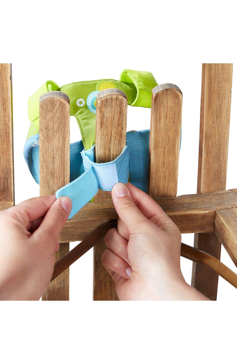 HABA Soft Doll's Bike Seat Blue & Green - Attaches to Handlebars with Hook & Loop Attachment, Alternate, color,