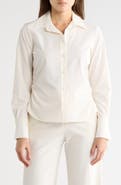 DKNY Everyday Stretch Long Sleeve Button-Up Shirt